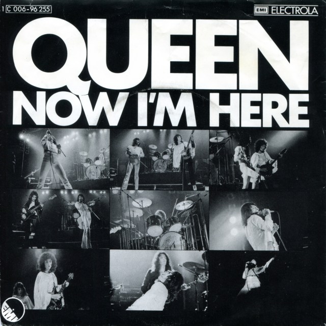 Now I'm Here / Lily Of The Valley - EMI 1C 006-96255 GERMANY (1974)