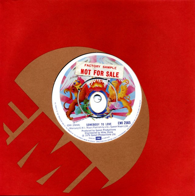 Somebody To Love / White Man - EMI 2565 UK (1976) ~ No PS. Factory Sample