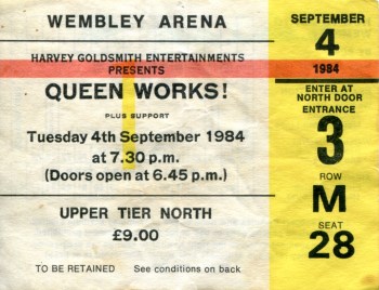 Ticket 4 September 1984