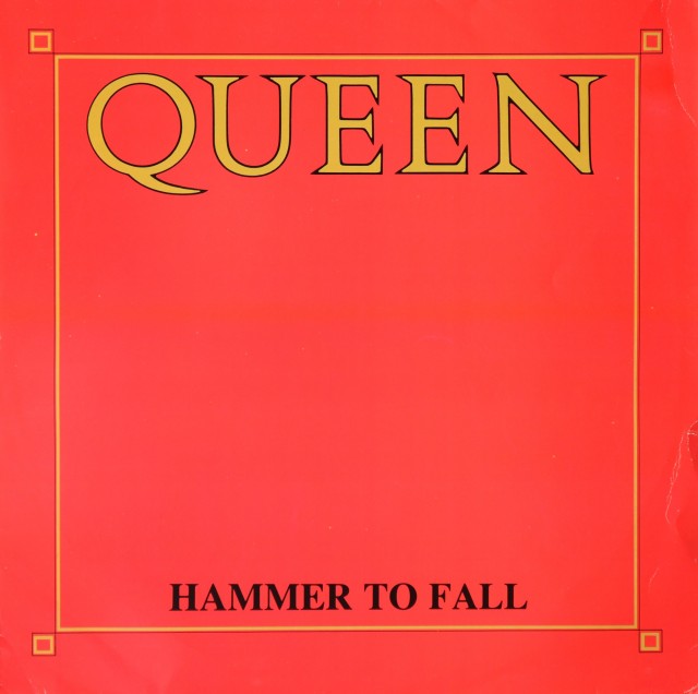 Hammer To Fall (Headbangers Mix) / Tear It Up - EMI ED.93 AUSTRALIA (1984)