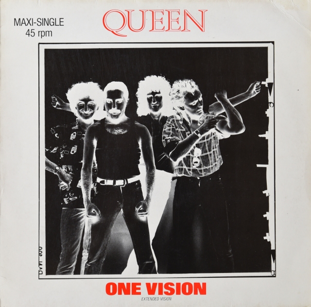 One Vision (extended) / Blurred Vision - EMI 060-20 0911 6 GERMANY (1986)