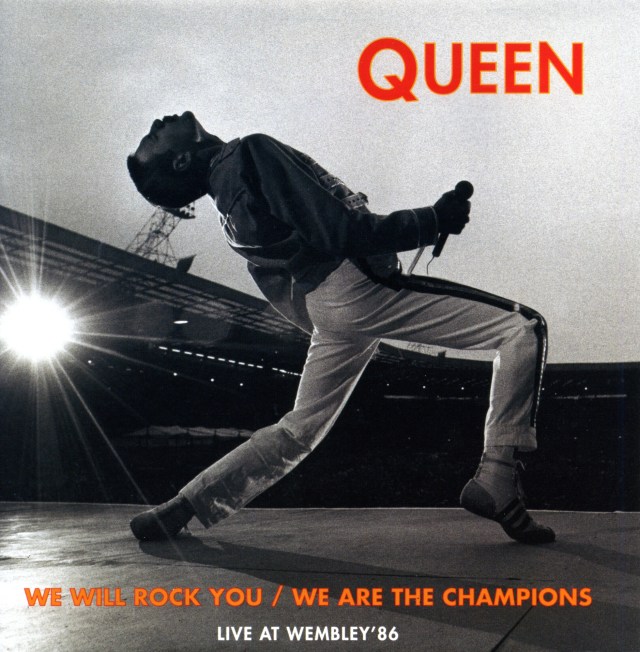 We Will Rock You (live) / We Are The Champions (live) / We Will Rock You (studio) / We Are The Champions (studio) - EMI 7243 8 80120 7 HOLLAND (1992) 