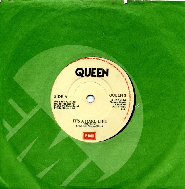 It's A Hard Life / Is this The World We Created…? - EMI QUEEN3 IRELAND (1984) ~ No PS