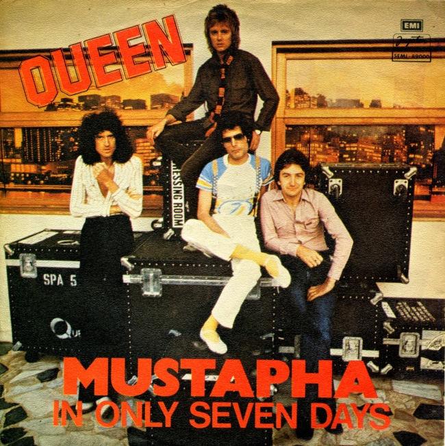 Mustapha / In Only Seven Days - YUGOTON SEMI 89000 YUGOSLAVIA (1978) ~ B Side plays "Dreamer's Ball"