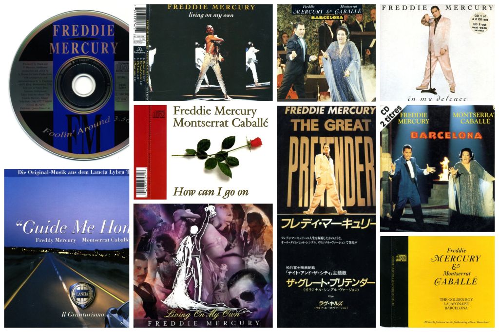 Various CD (singles) – Freddie Mercury — preview of the collection