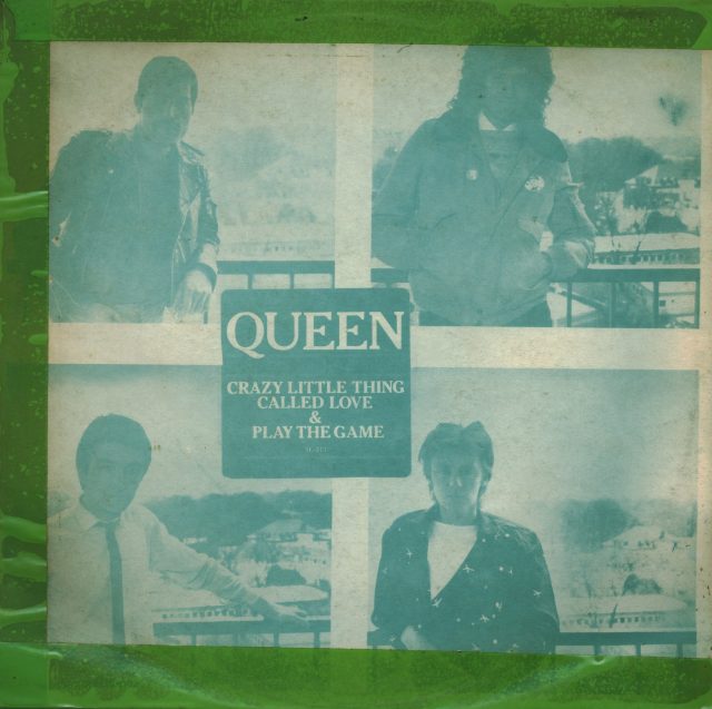 Vinyl record: The Game - ? BR 203 SOUTH KOREA (1980) ~ Alternative green cover with "Crazy Little Thing Called Love" and "Play The Game" hype
