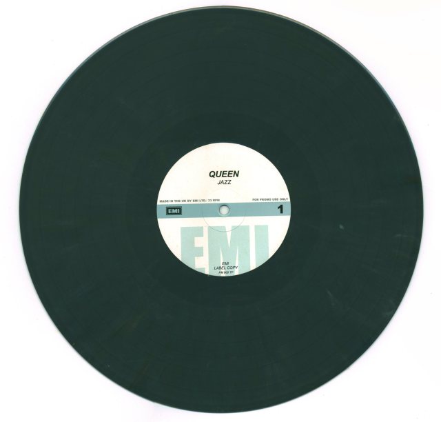 Jazz - EMI (PM 0900 TP) ~ No PS: Green marble vinyl. Copy number 033. Side A