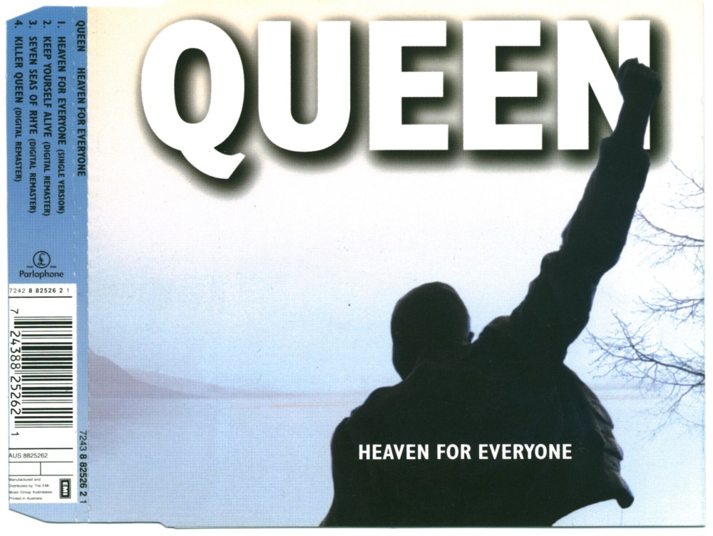 CD release: Heaven For Everyone (single version) / Keep Yourself Alive / Seven Seas Of Rhye / Killer Queen - EMI PARLOPHONE (AUSTRALIA), 1995