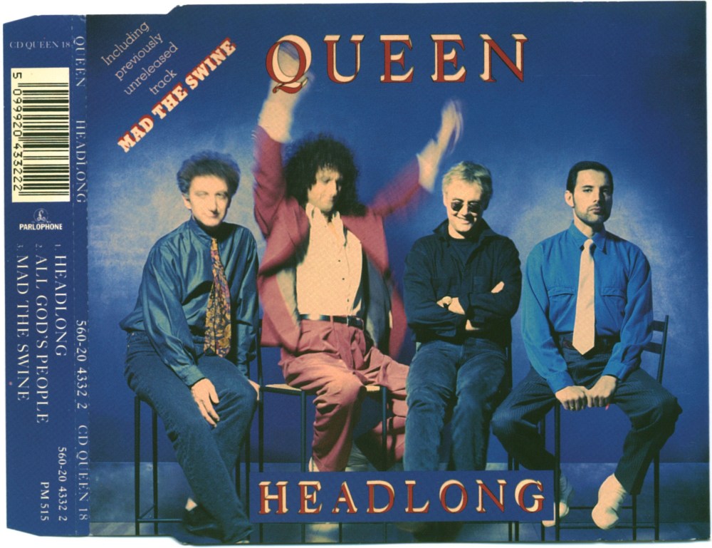 CD release: Headlong / All God's People / Mad The Swine - PARLOPHONE (HOLLAND), 1991. CD without Compact Disc Logo (BIEM/STEMRA)